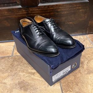 Suitsupply Leather Oxford Black Mens Dress Shoes